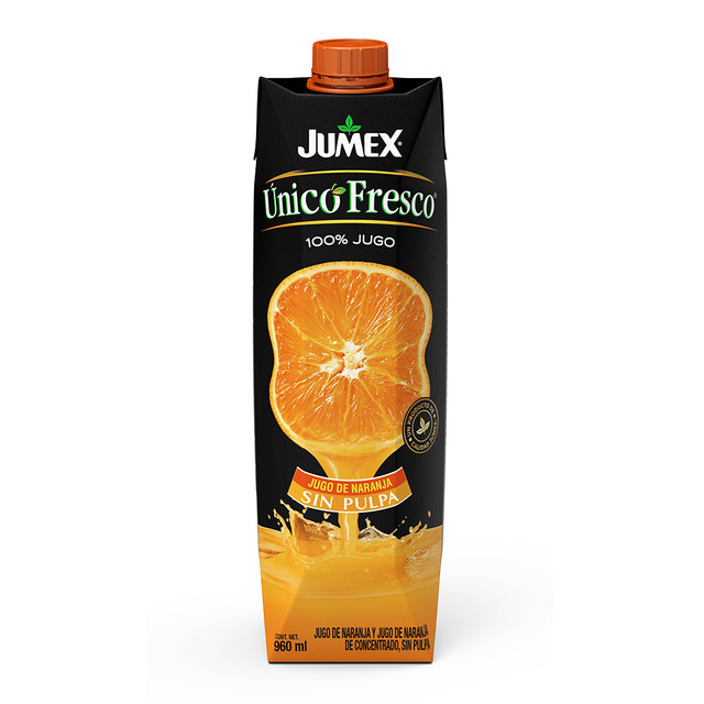 Jugo Naranja Sin Pulpa (1lt)