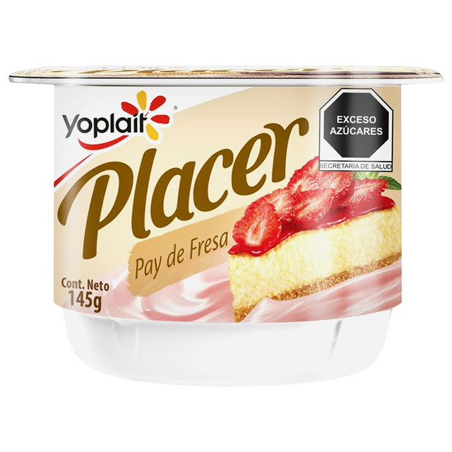 Yogurt Cremoso Pay De Fresa Placer (145grs)