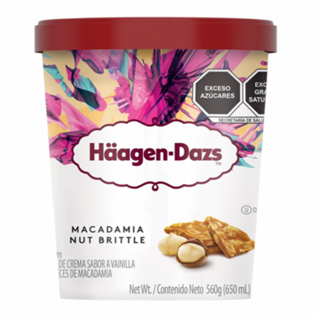 Helado de Nuez De Macadamia Haagen Dazs (473ml)