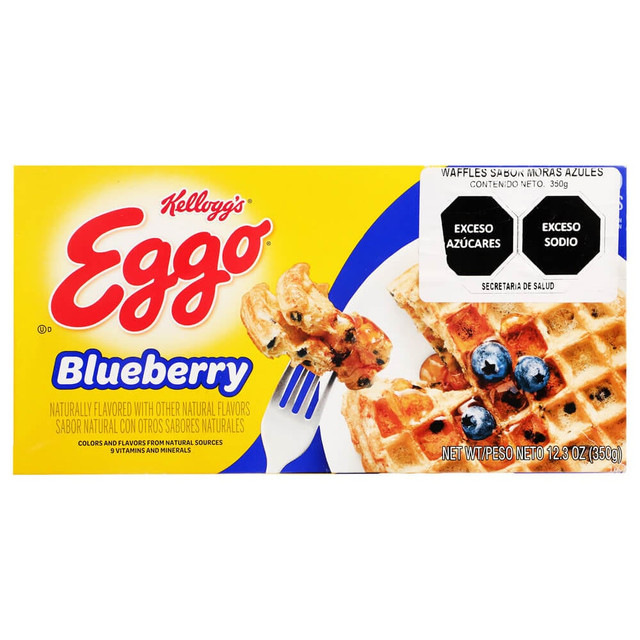 Frozen Waffle with Blueberries (box)