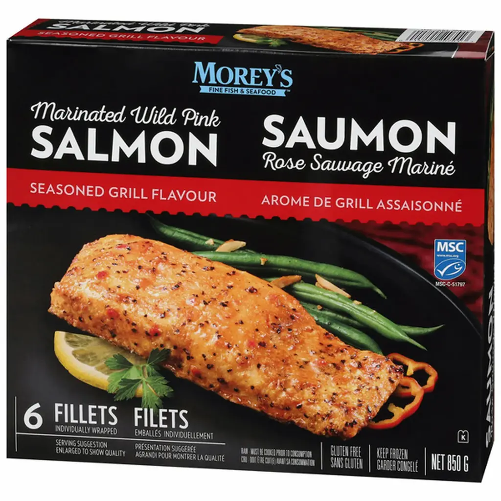 Salmón Rosado Marinado (caja6pz)