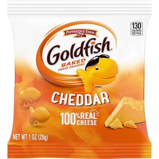 Mini Cheddar Galletas Goldfish (bolsa)
