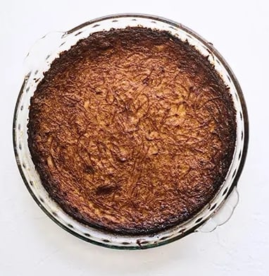 Kugel de papa casero de Mushkies KOSHER