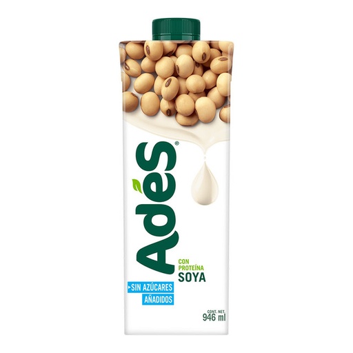 Leche de Soya Natural Light Ades (1lt)