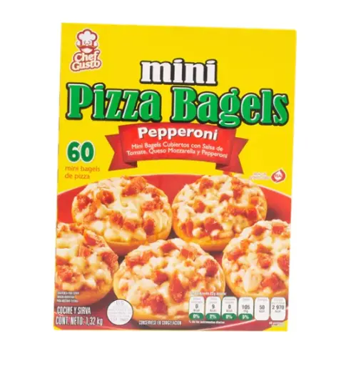 Mini Pizza Bagels (caja)